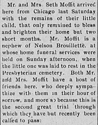 MAFFIT, Orrin, 1906 burial article - crop
